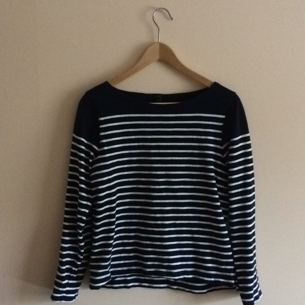 J Crew Classic Striped Top